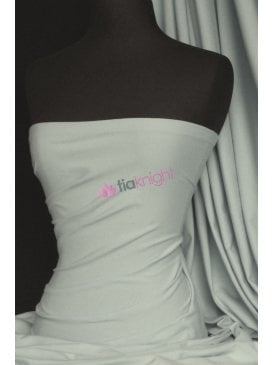 Cotton Lycra Jersey 4 Way Stretch Fabric - Light Grey Q35 LTGR
