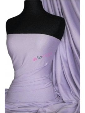 Cotton Lycra Jersey 4 Way Stretch Fabric- Light Lilac Q35 LTLIL