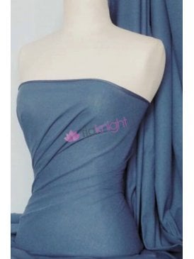 Cotton Lycra Jersey 4 Way Stretch Fabric- Marl Denim Q35 MDNM