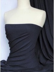Cotton Lycra Jersey 4 Way Stretch Fabric- Navy Q35 NY
