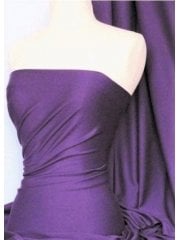 Cotton Lycra Jersey 4 Way Stretch Fabric - Purple Q35 PPL