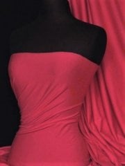 Cotton Lycra Jersey 4 Way Stretch Fabric - Raspberry Q35 RSP