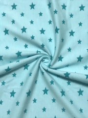 Cotton Lycra Jersey 4 Way Stretch Fabric- Stars SQ725