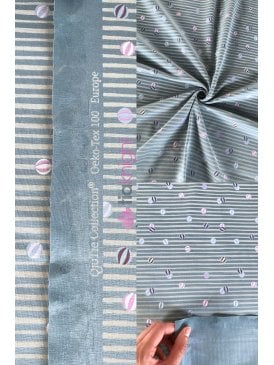 Cotton Lycra Jersey 4 Way Stretch Oeko-Tex 100 Fabric- Beach Balls SQ777 AIRF