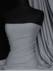 Cotton Lycra Jersey Light Weight Stretchy Fabric - Pigeon Grey Q1140 PGR