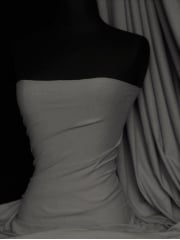 Cotton Lycra Jersey Light Weight Stretchy Fabric - Storm Grey Q1140 STMGR