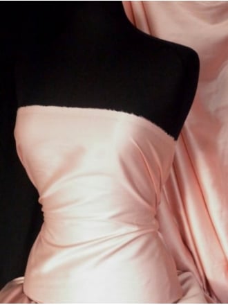 Cotton Poplin Sheen Shirt Fabric- Peach Q596 PCH