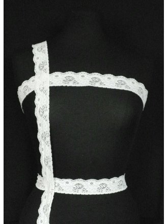 Cream Floral Lace Trim