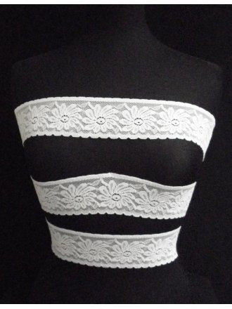 Cream Flower Lace Trim