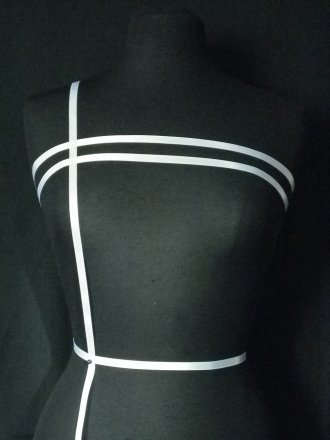 Cream Satin Ribbon Trim