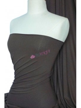 Crepe 4 Way Stretch Jersey Fabric- Khaki Q263 KH