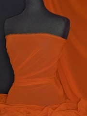 Crinkle Sheer Chiffon Material- Burnt Orange Q795 BNOR