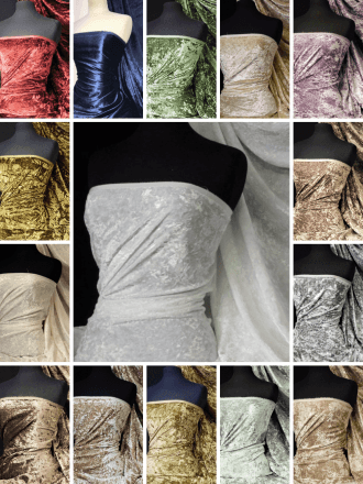Crushed Glitz Velour/Velvet Woven Interior Fabric- SQ269