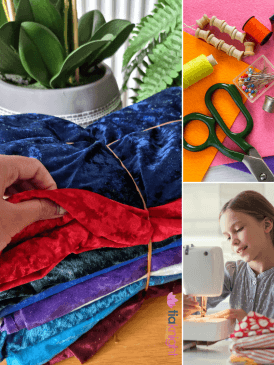 Crushed Velvet Remnant Eco-Friendly Bundle- 50cm x 8