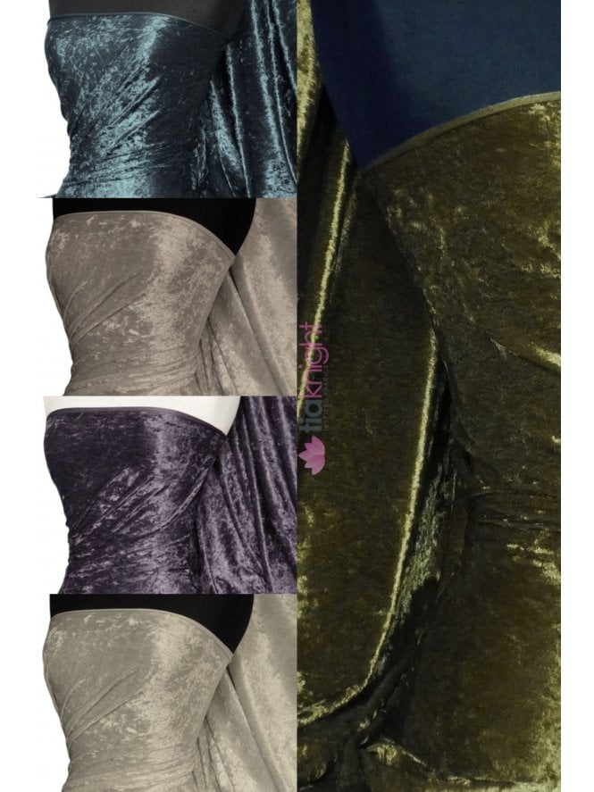 Crushed Velvet/Velour Stretch Decor Material- Q156X