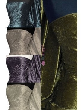 Crushed Velvet/Velour Stretch Decor Material- Q156X