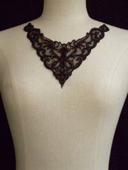 Dark Brown Beaded Neck Piece