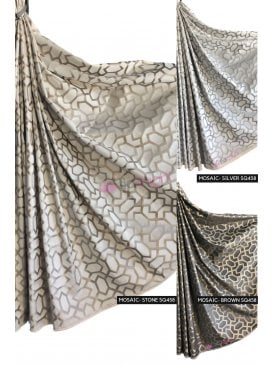 Designer Curtain Upholstery Fabric Printed Interior Material- 148-151cm Width