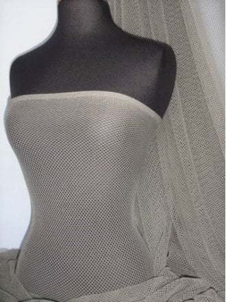 Diamond Fishnet 4 Way Stretch Material- Stone Q780 STN