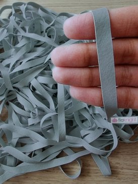 Elastic Swimwear Natural Rubber Stretchy Tape 6 mm- Light Grey SQ564