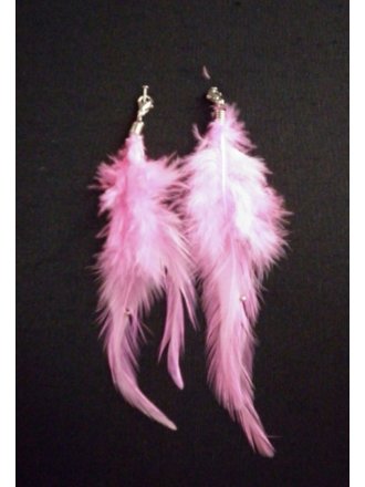 Feather Embellishment (Two Set)- Pink EM215 PN