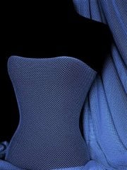 Fishnet 2mm 4 Way Stretch Material- Slate Blue Q317 SLBL