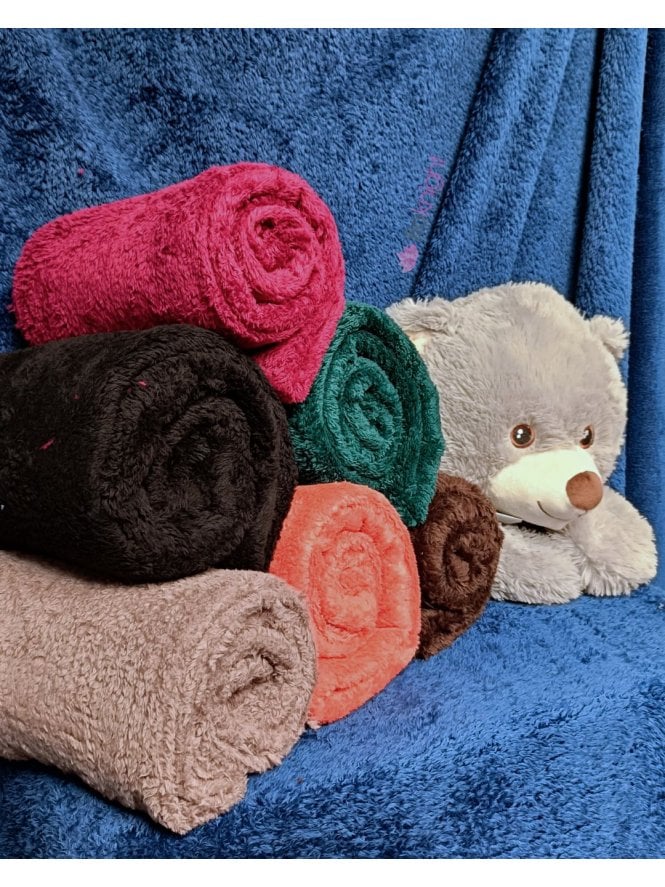 Fluffy Coral Pile Cuddle Plush Fleece- SQ453