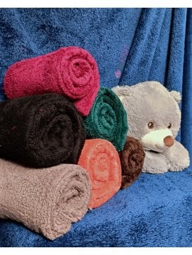 Fluffy Coral Pile Cuddle Plush Fleece- SQ453