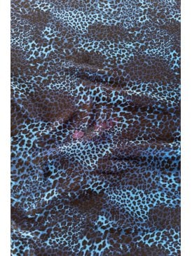 Georgette Crepe Heavy Weight Semi Sheer Fabric- Mini Cheetah SQ863