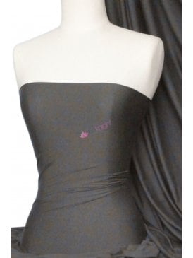 Heavy Viscose Rayon 4 Way Stretch Jersey Fabric- Charcoal Grey Q896 CHGR