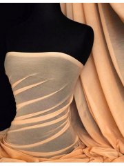 Helenka Mesh Stretch Sheer Dress Material- Camel Q443 CML