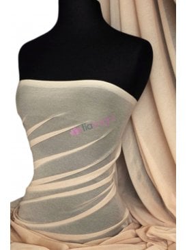 Helenka Mesh Stretch Sheer Dress Material- Light Stone Q443 LSTN