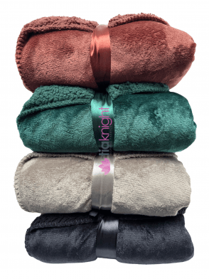 Home Essentials By Forever Dreaming Luxury Double-Layer Fluffy Fleece Throw