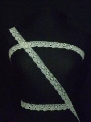 Ivory Cotton Crochet Design Trim