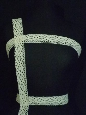 Ivory Cotton Crochet Trim
