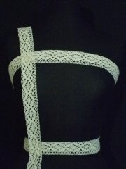 Ivory Cotton Crochet Trim