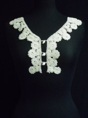 Ivory Cream Cotton Neck Piece