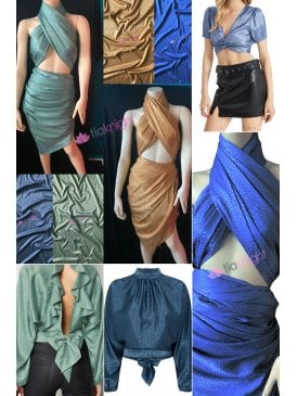Jacquard Design Satin Dress Woven Fabric- Animal SQ563