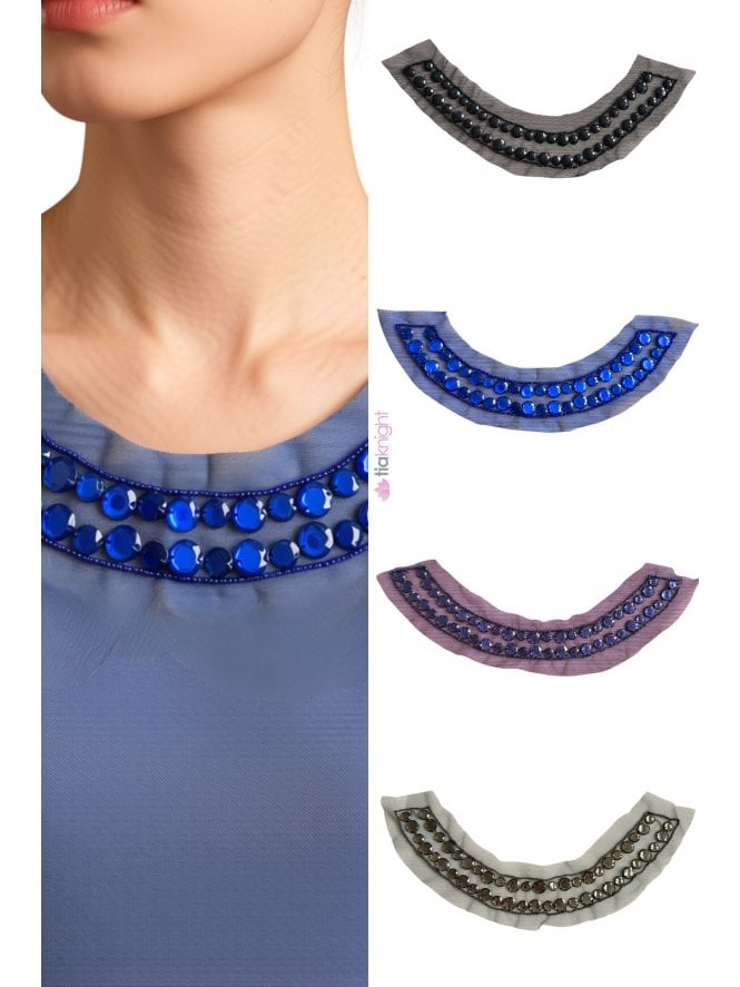 Jewels Beaded Round Neck Piece- EM39