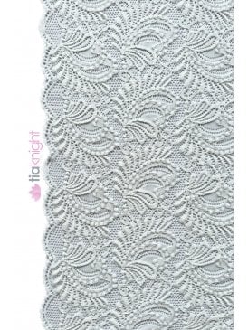 Lace Paisley Scalloped 4 Way Stretch Dressmaking Fabric- SQ839