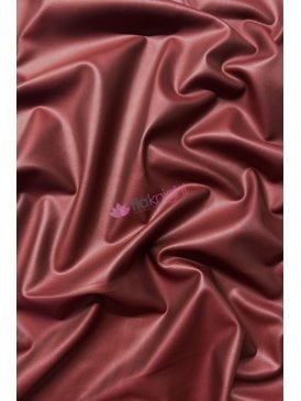 Leatherette PVC Faux Leather Semi Wet Look Stretch Fabric- Q897