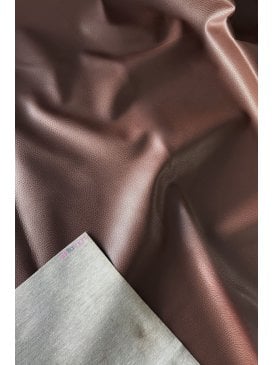 Leatherette PVC Upholstery Material- Brown SQ1039 BR