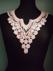 Light Pink Flower Cotton Neck Piece