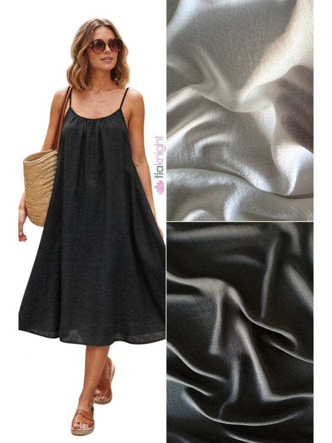 Linen Look Woven Soft Airflow Fabric- SQ1030