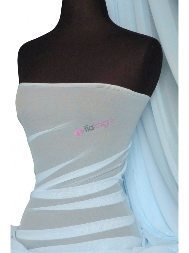 LT Power Mesh 4 Way Stretch Material- Baby Blue 109 LT BBL