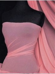 LT Power Mesh 4 Way Stretch Material- Coral Pink 109 LT CRL