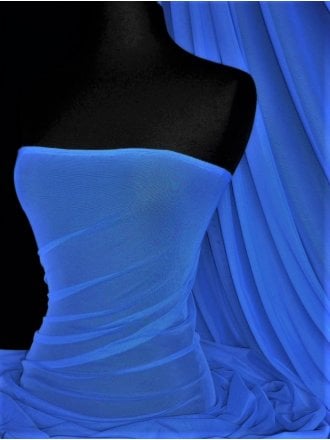 LT Power Mesh 4 Way Stretch Material- Cornflower Blue 109 LT CBL