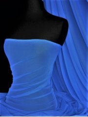 LT Power Mesh 4 Way Stretch Material- Cornflower Blue 109 LT CBL