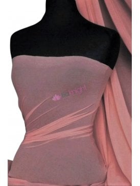 LT Power Mesh 4 Way Stretch Material- Dark Dusky Pink 109 LT DDPN