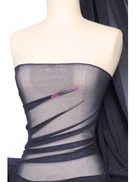 LT Power Mesh 4 Way Stretch Material- Dark Navy 109 LT DKNY